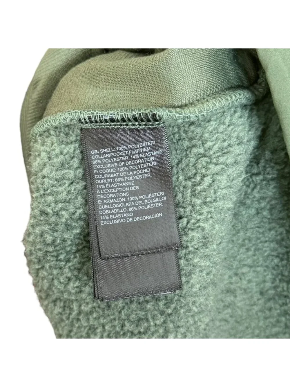 The North Face Gordon Lyons‎ Full-Zip Knit Fleece Jacket Green XXXL Outdoors